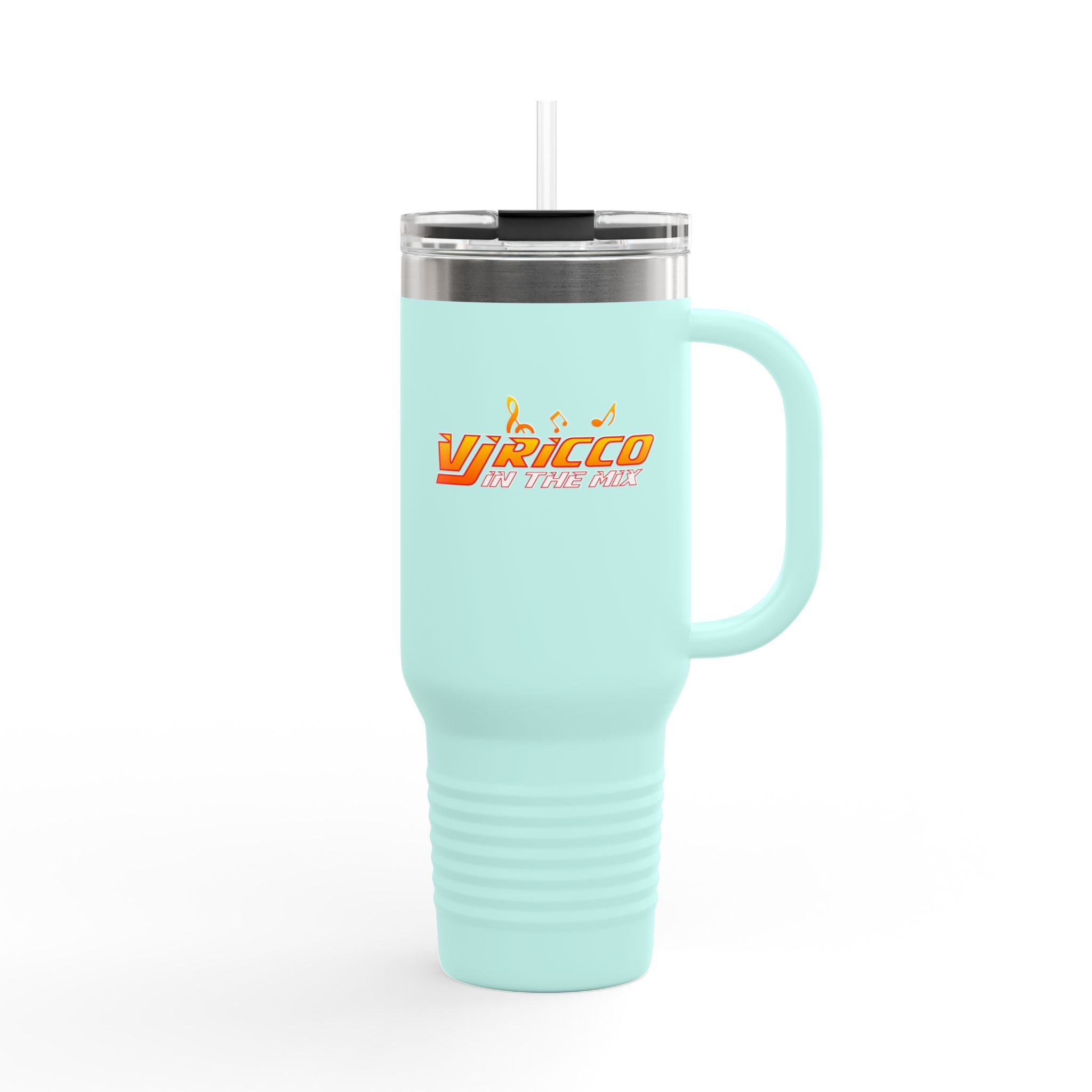 "VJ Ricco"🎤 Insulated Travel Mug - 40oz | Perfect for Music Lovers & On-the-Go Refreshments